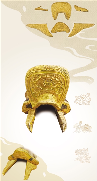 金鞍卧鹿缀牡丹