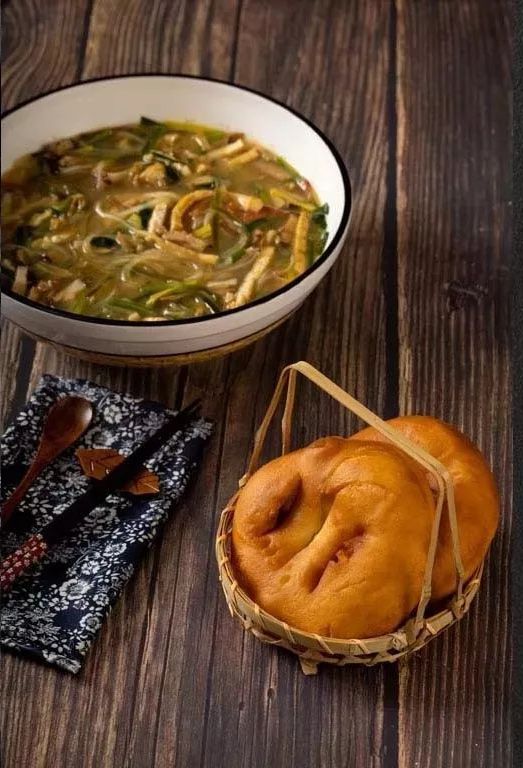 粉汤油饼