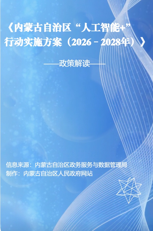 H5解读：《内蒙古自治区“人工智能+”行动实施方案（2026–2028年）》